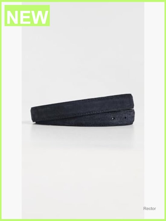 Suede Women\'s Belt with Gold-Tone Buckle - Adjustable Leather Accessory